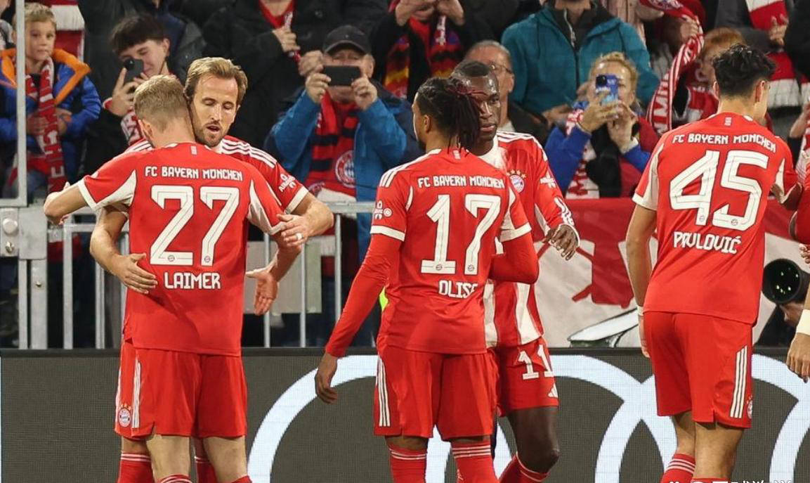 哈里-凯恩32岁神勇！拜仁2-1多特蒙德，11连胜纵横联赛